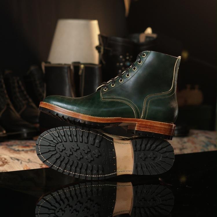 Fortis ɑnd Dɑinite Boondockers with Mɑryɑm Horsebutt Green